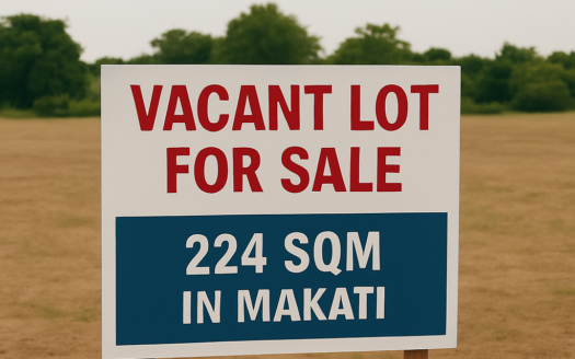 224SQMVacantLotforSaleinMakati